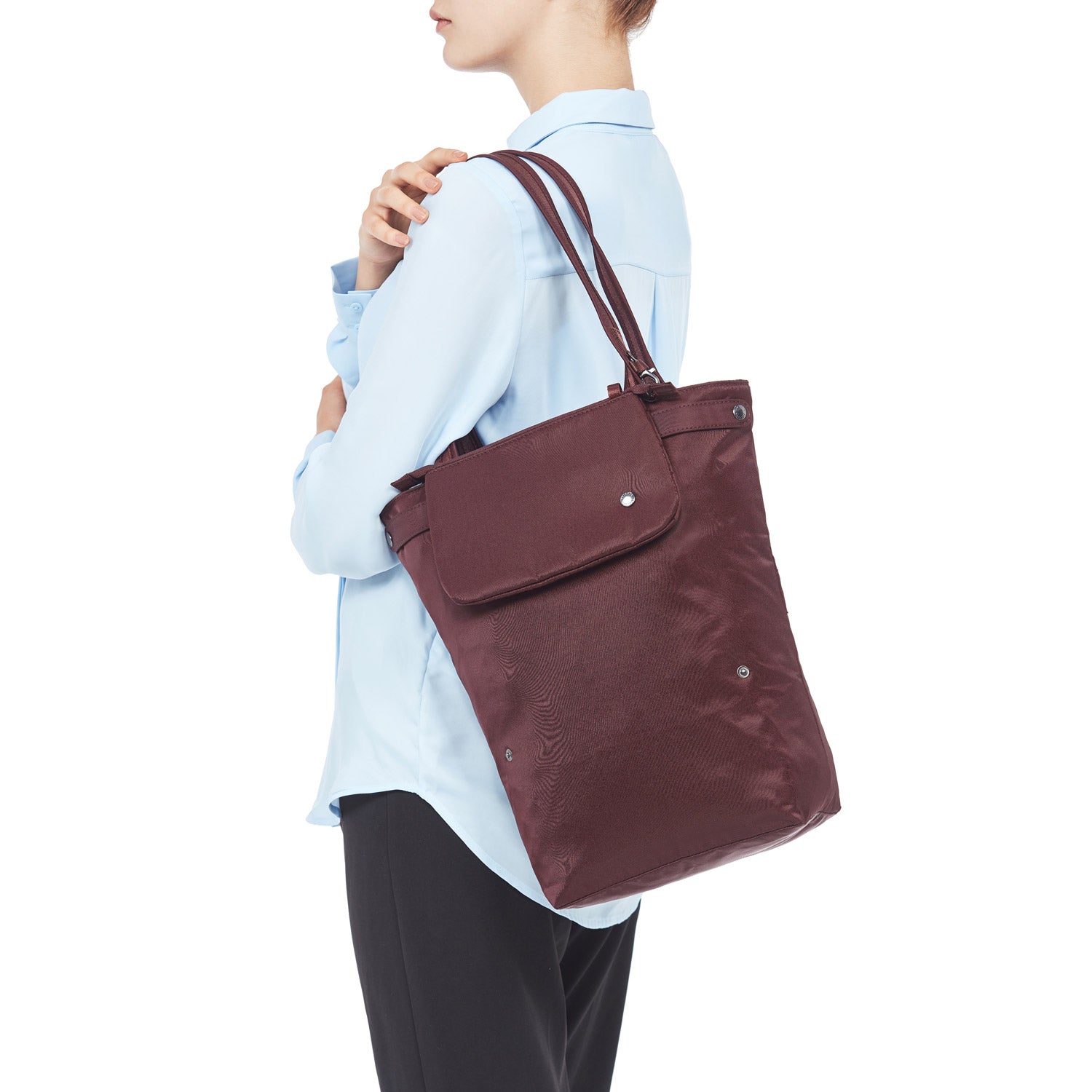 Product image of Pacsafe®  CX Anti-Theft Packable Horizontal Tote Citysafe CX Anti-Theft Packable Horizontal Tote, Merlot