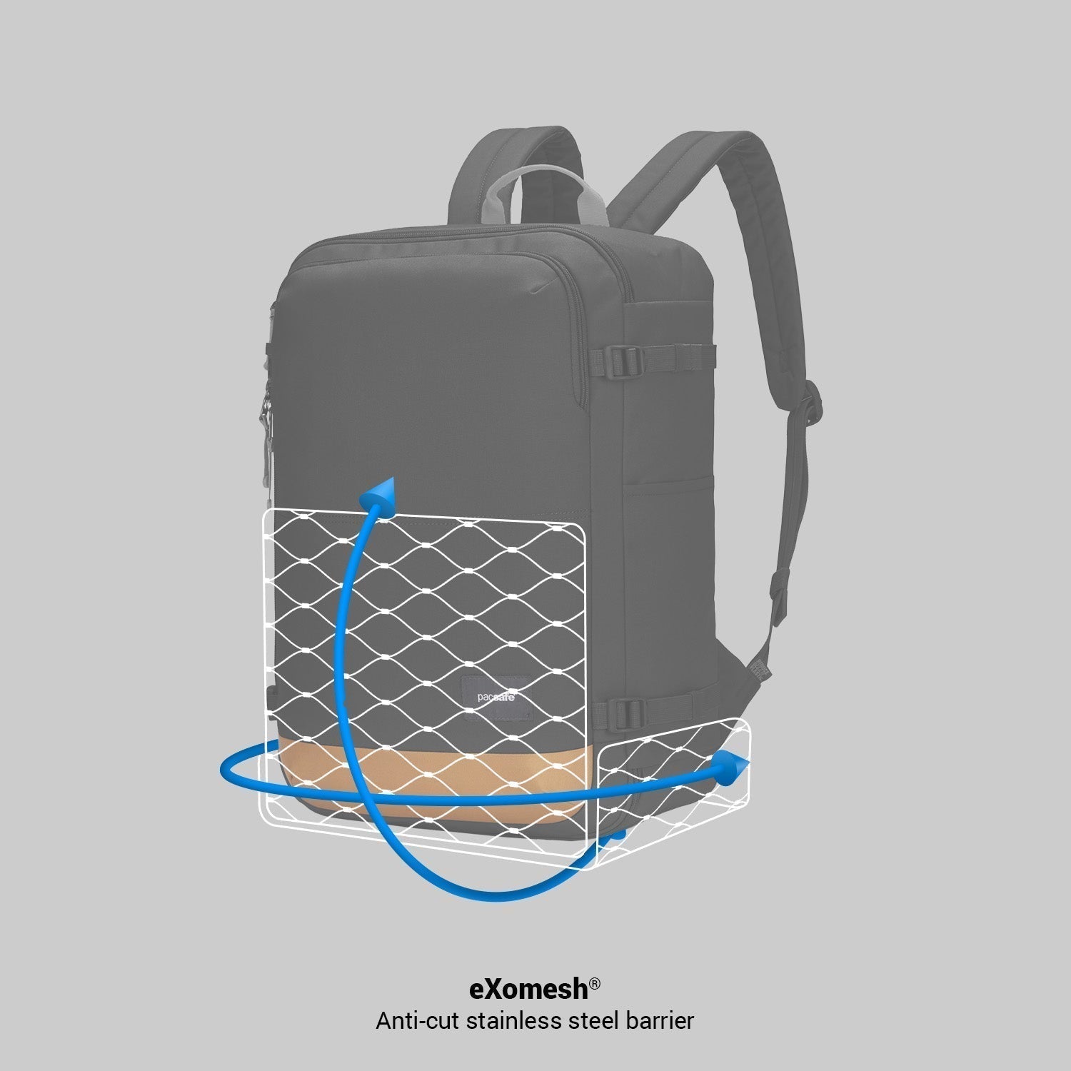 Product image of Pacsafe® GO 34L anti-theft carryon backpack Pacsafe® GO 34L anti-theft carryon backpack, Stone