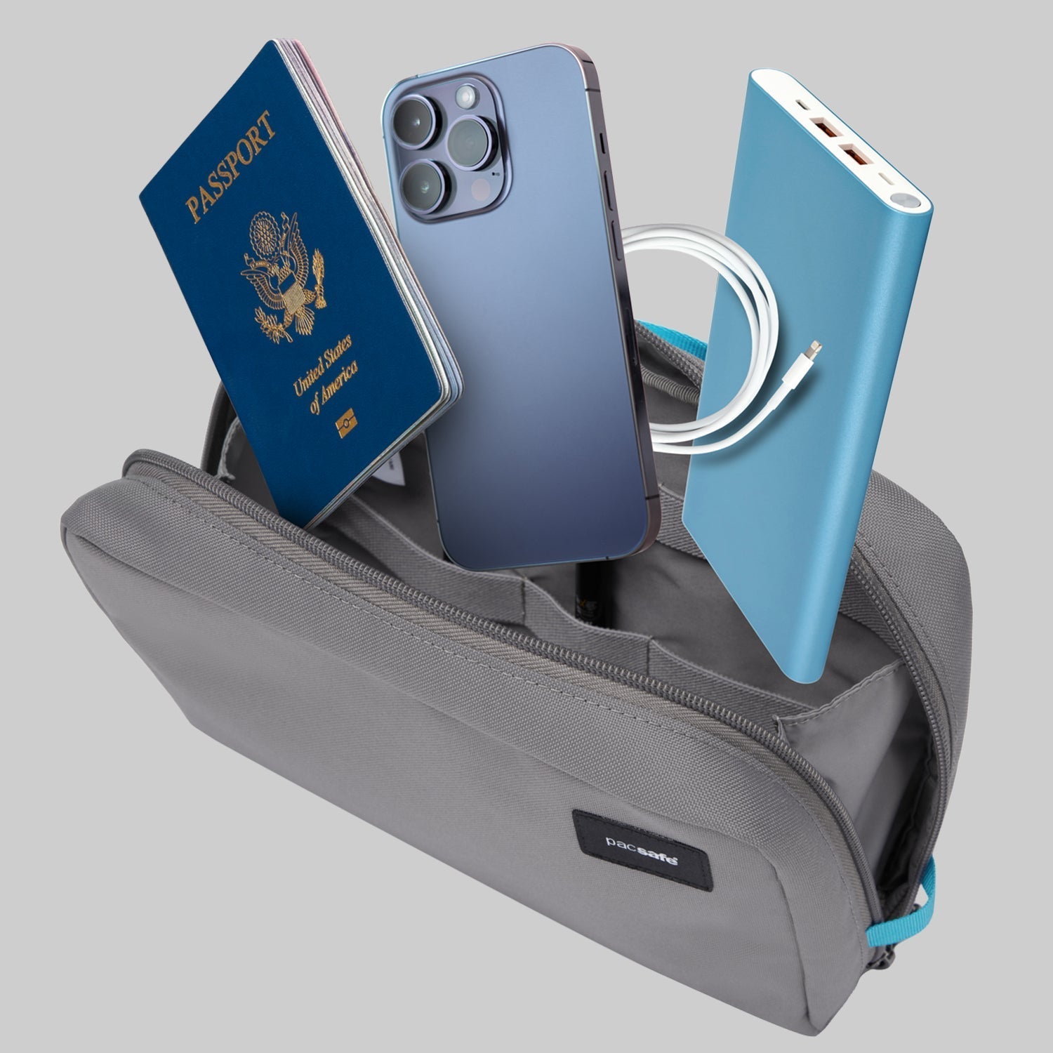 Product image of Pacsafe® RFIDsafe™ RFID blocking gear pouch Pacsafe® RFIDsafe™ RFID blocking gear pouch