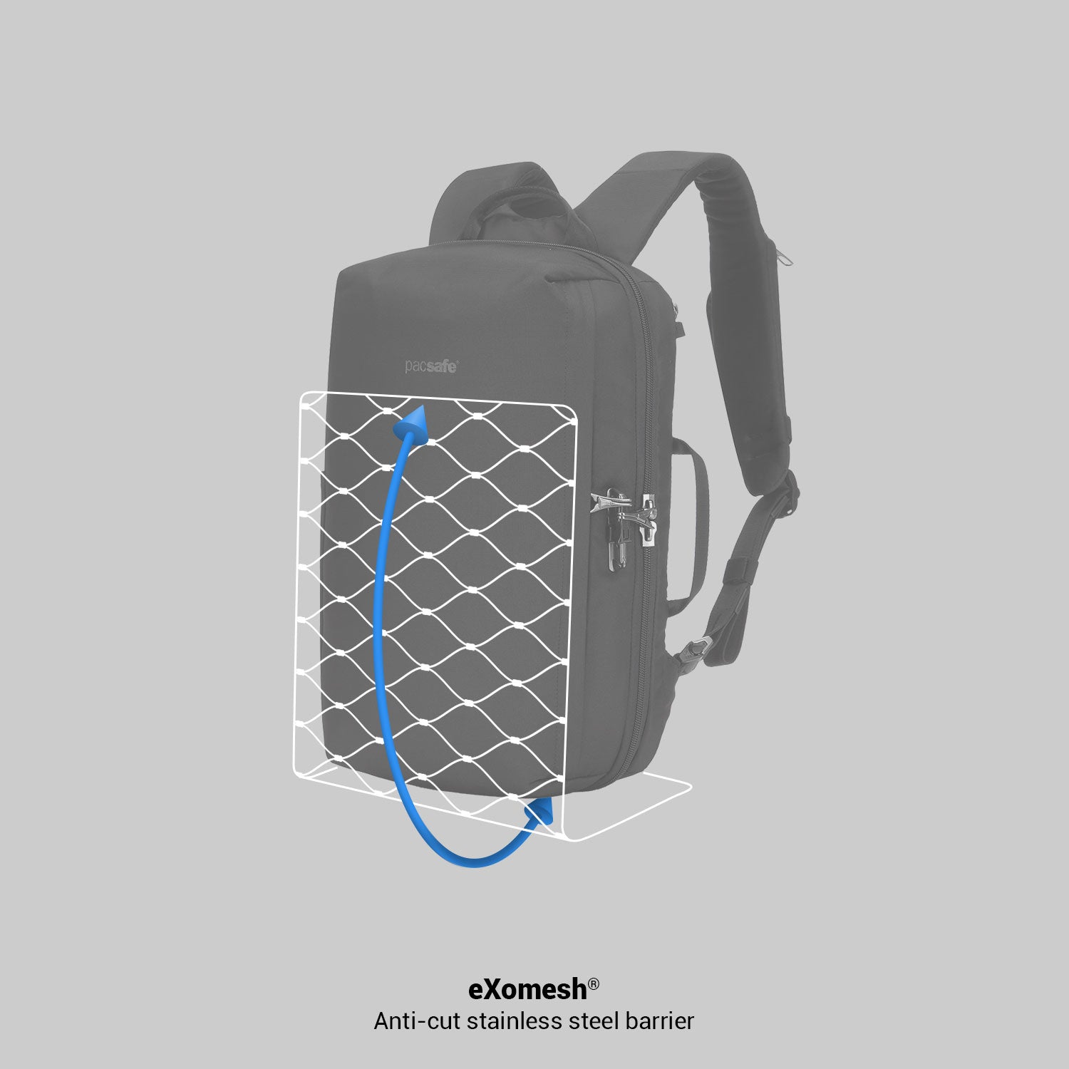 Product image of Pacsafe® V anti-theft commuter backpack (Fits 13 Pacsafe® V anti-theft Commuter Backpack (Fits 13" / 16" Laptop), Slate