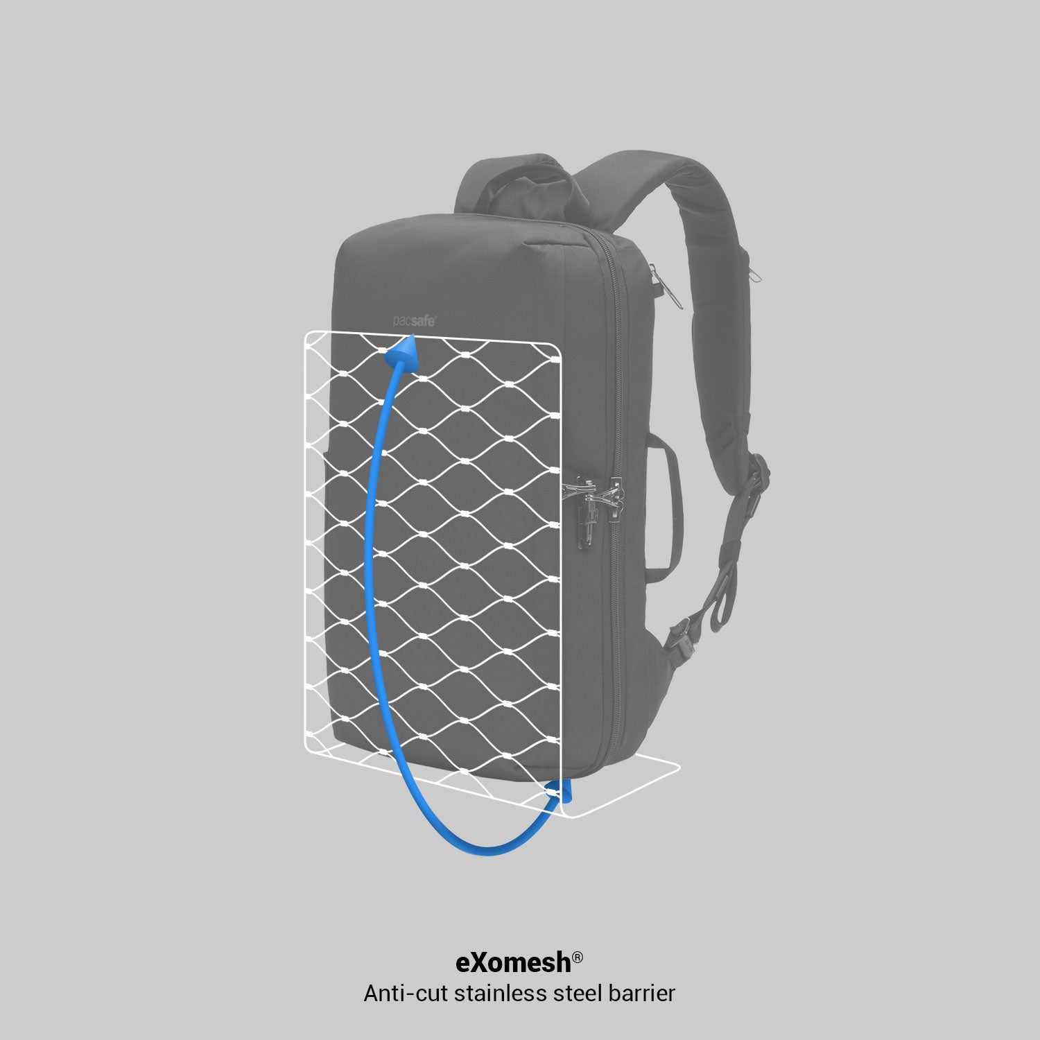 Product image of Pacsafe® V anti-theft commuter backpack (Fits 13 Pacsafe® V anti-theft Commuter Backpack (Fits 13" / 16" Laptop), Slate