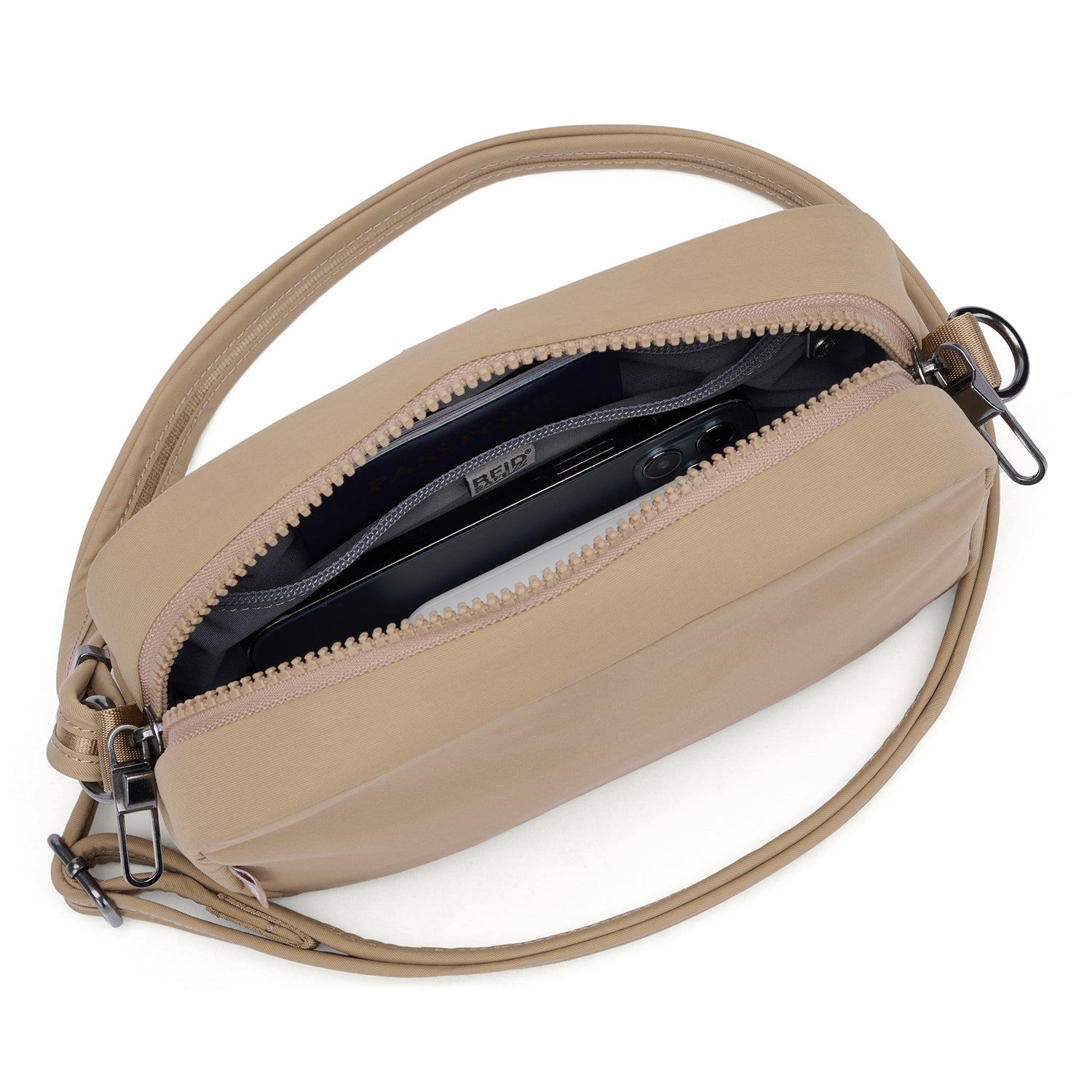 Product image of Pacsafe® CX Anti-Theft Square Crossbody Pacsafe® CX Anti-Theft Square Crossbody, Taupe