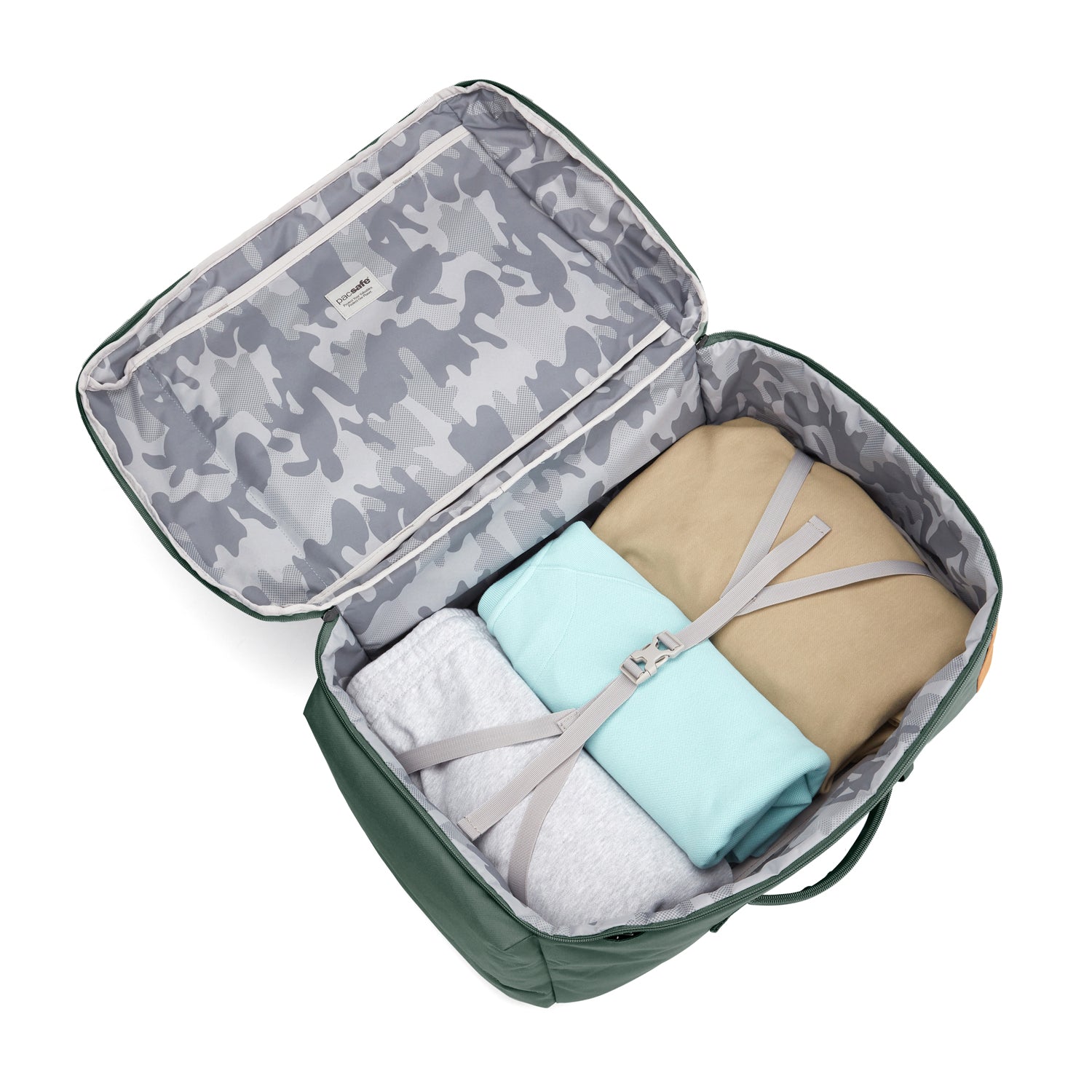 Product image of Pacsafe® GO 44L anti-theft carryon backpack Pacsafe® GO 44L anti-theft carryon backpack, Spruce Green