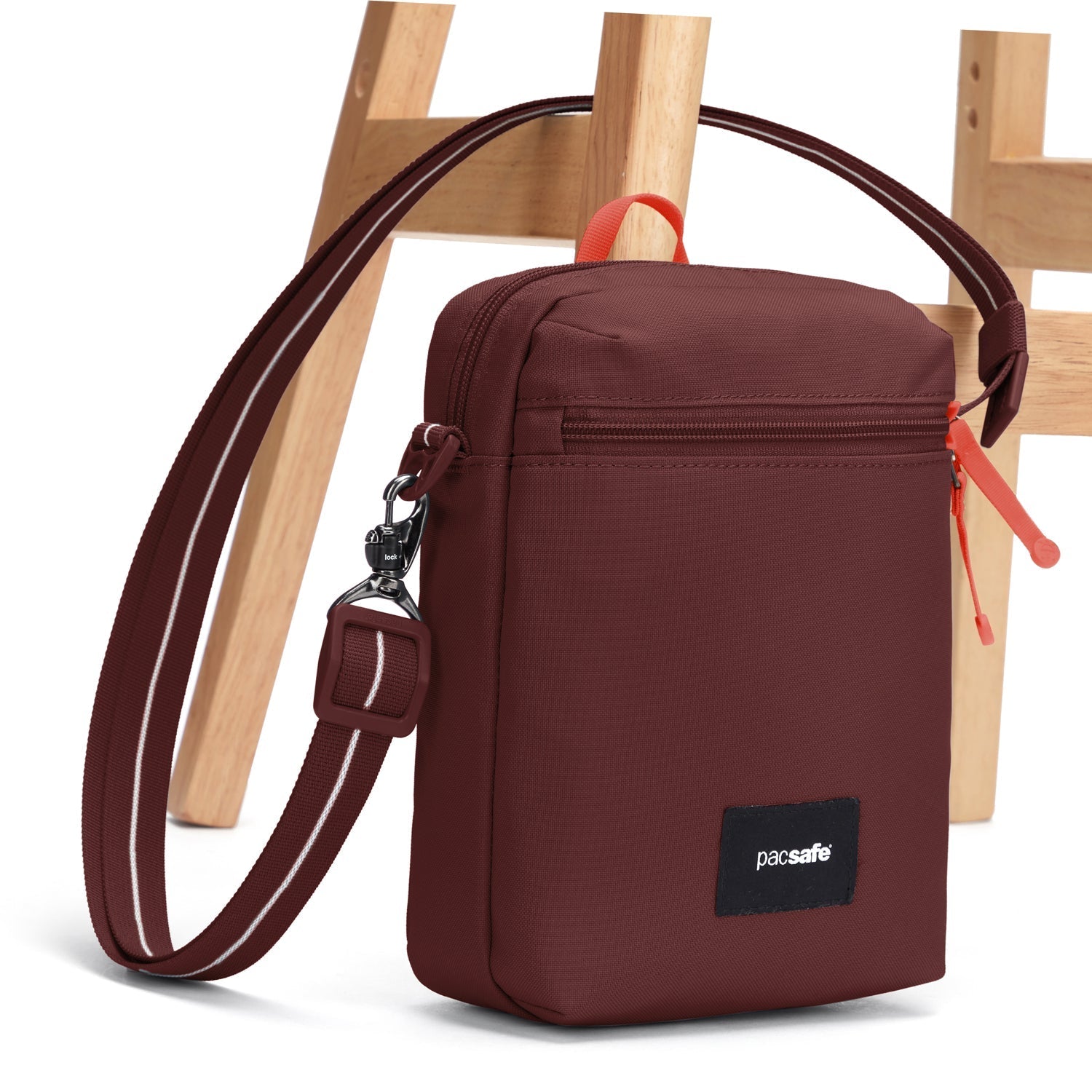 Product image of Pacsafe® GO anti-theft festival crossbody Pacsafe® GO anti-theft festival crossbody, Garnet Red