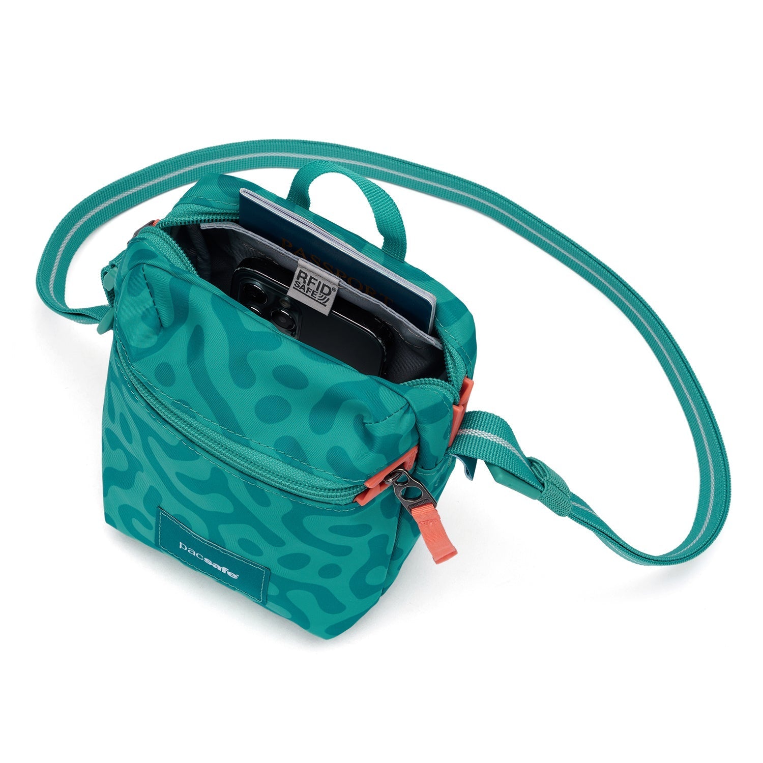 Product image of Pacsafe® GO Anti-Theft Micro Crossbody Pacsafe® GO Anti-Theft Micro Crossbody, Reef