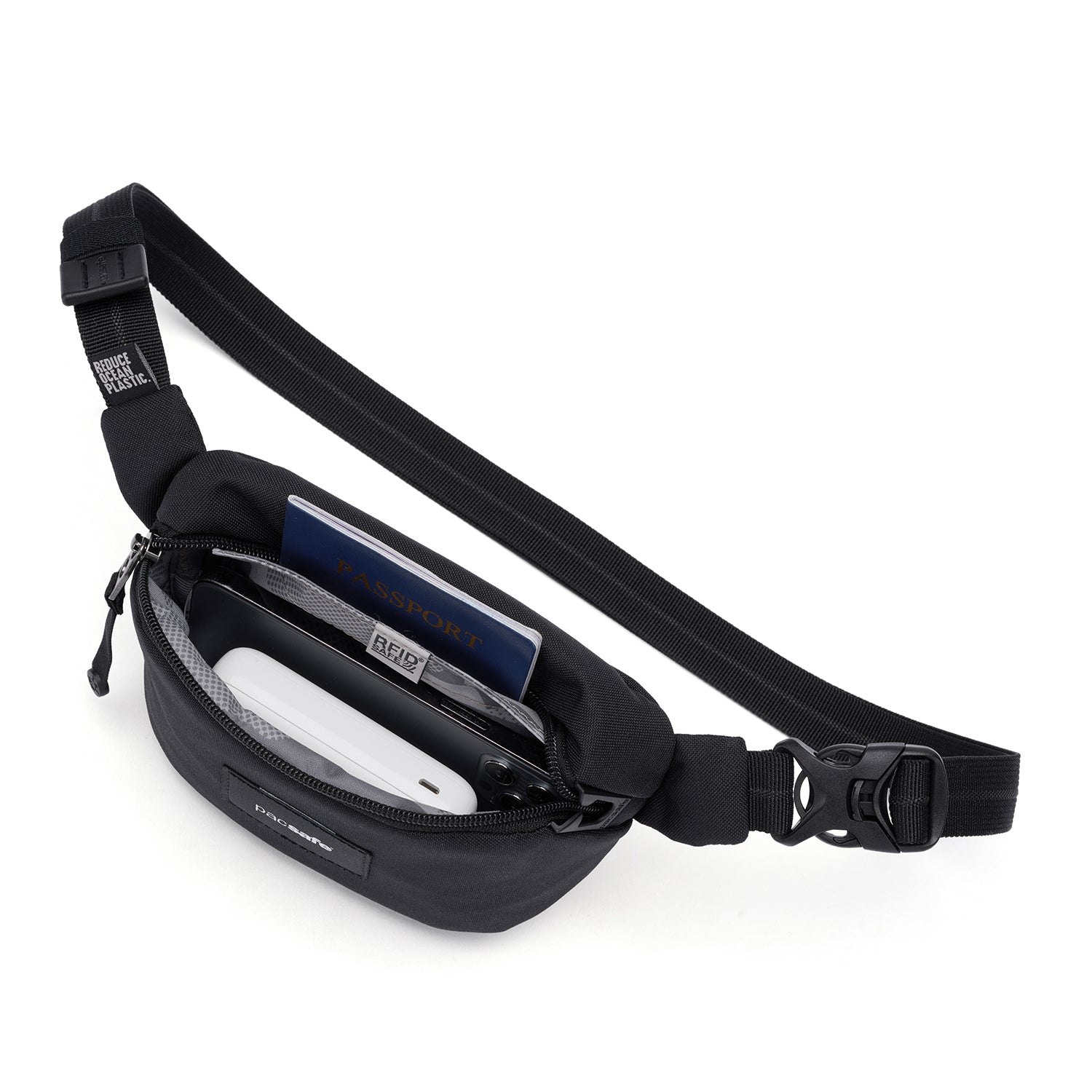 Product image of Pacsafe® GO Anti-Theft Micro Sling Pacsafe® GO Anti-Theft Micro Sling, Jet Black