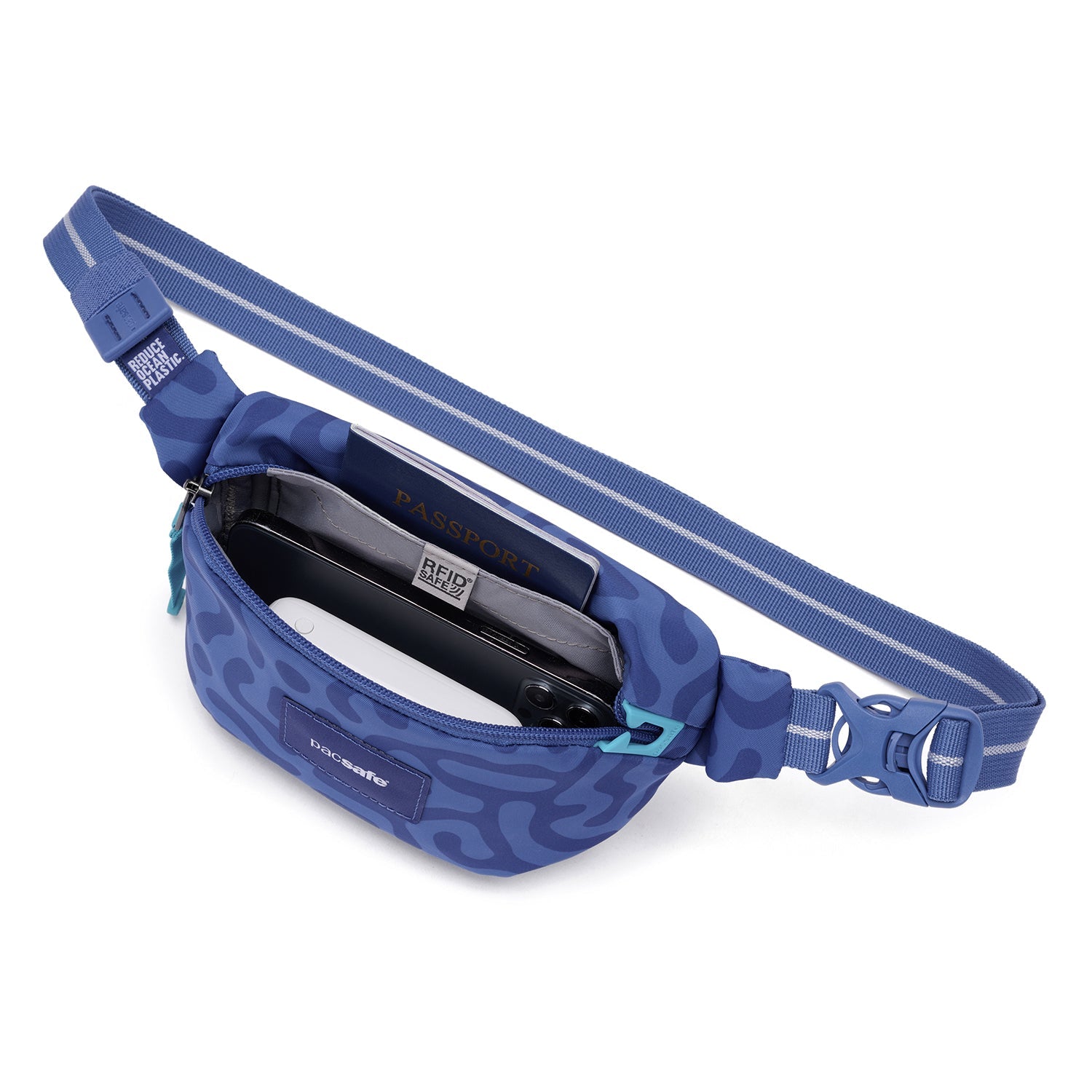 Product image of Pacsafe® GO Anti-Theft Micro Sling Pacsafe® GO Anti-Theft Micro Sling, Cerulean Blue