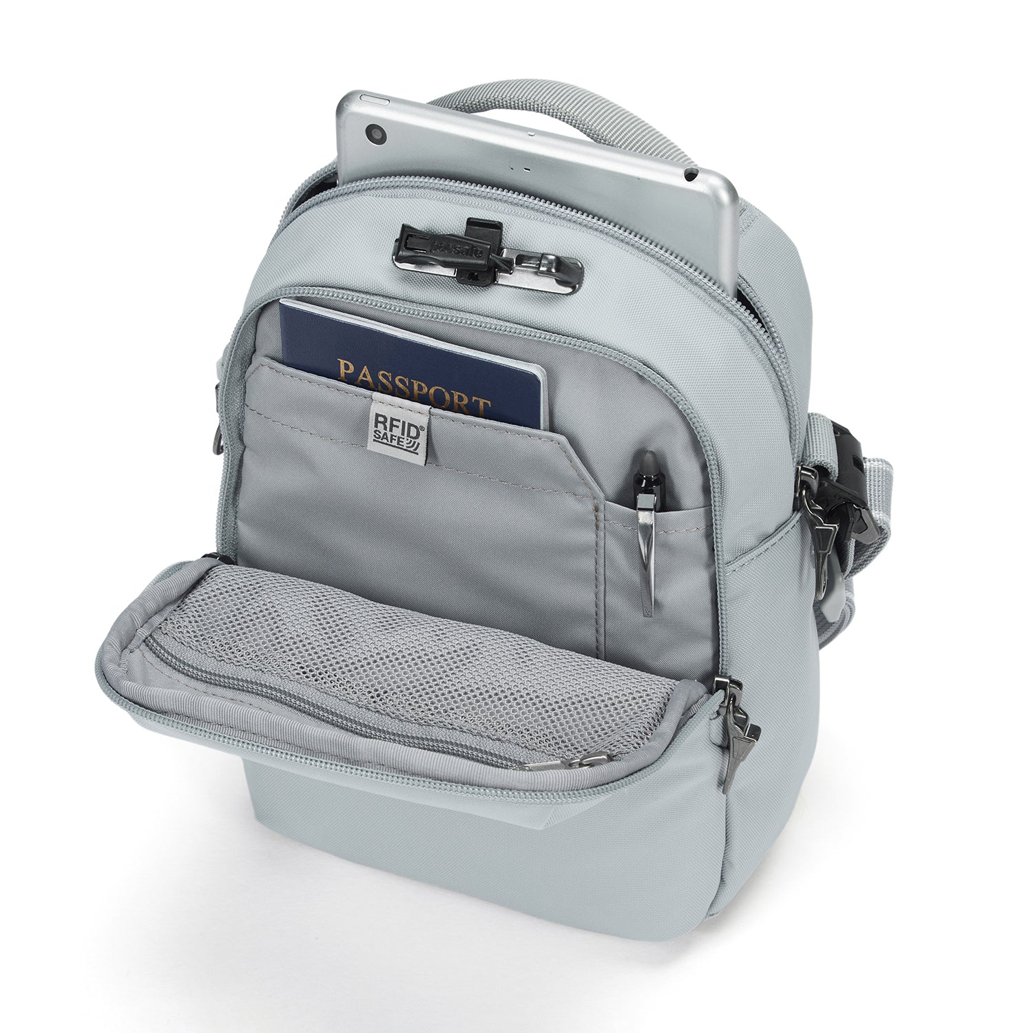 Product image of Pacsafe® V Anti-Theft Companion Crossbody Pacsafe® V Anti-Theft Companion Crossbody, Digital Gray