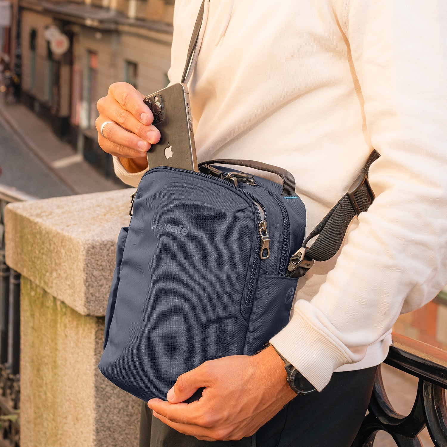 Product image of Pacsafe® V Anti-Theft Tour Crossbody Pacsafe® V Anti-Theft Tour Crossbody, Digital Gray