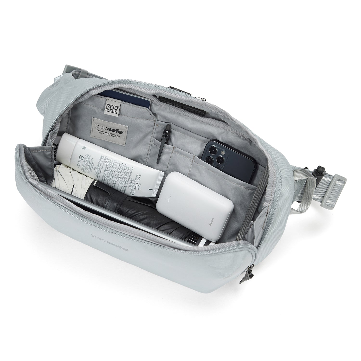 Product image of Pacsafe® V Anti-Theft Urban Sling Pacsafe® V Anti-Theft Urban Sling, Digital Gray