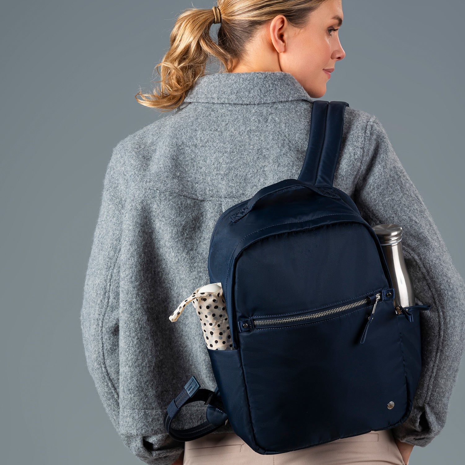 Product image of Pacsafe® W 10L Anti-Theft Backpack Pacsafe® W 10L Anti Theft Backpack, Serenity Blue