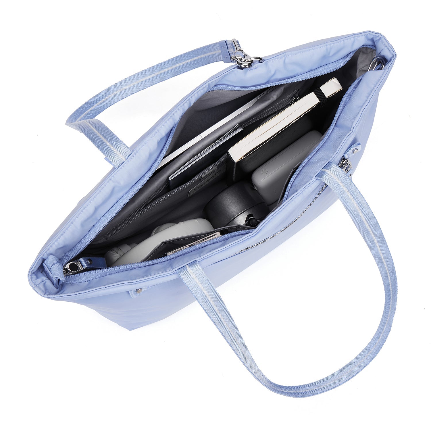 Product image of Pacsafe® W Anti-Theft Carryall Tote Pacsafe® W Anti-Theft Carryall Tote, Serenity Blue