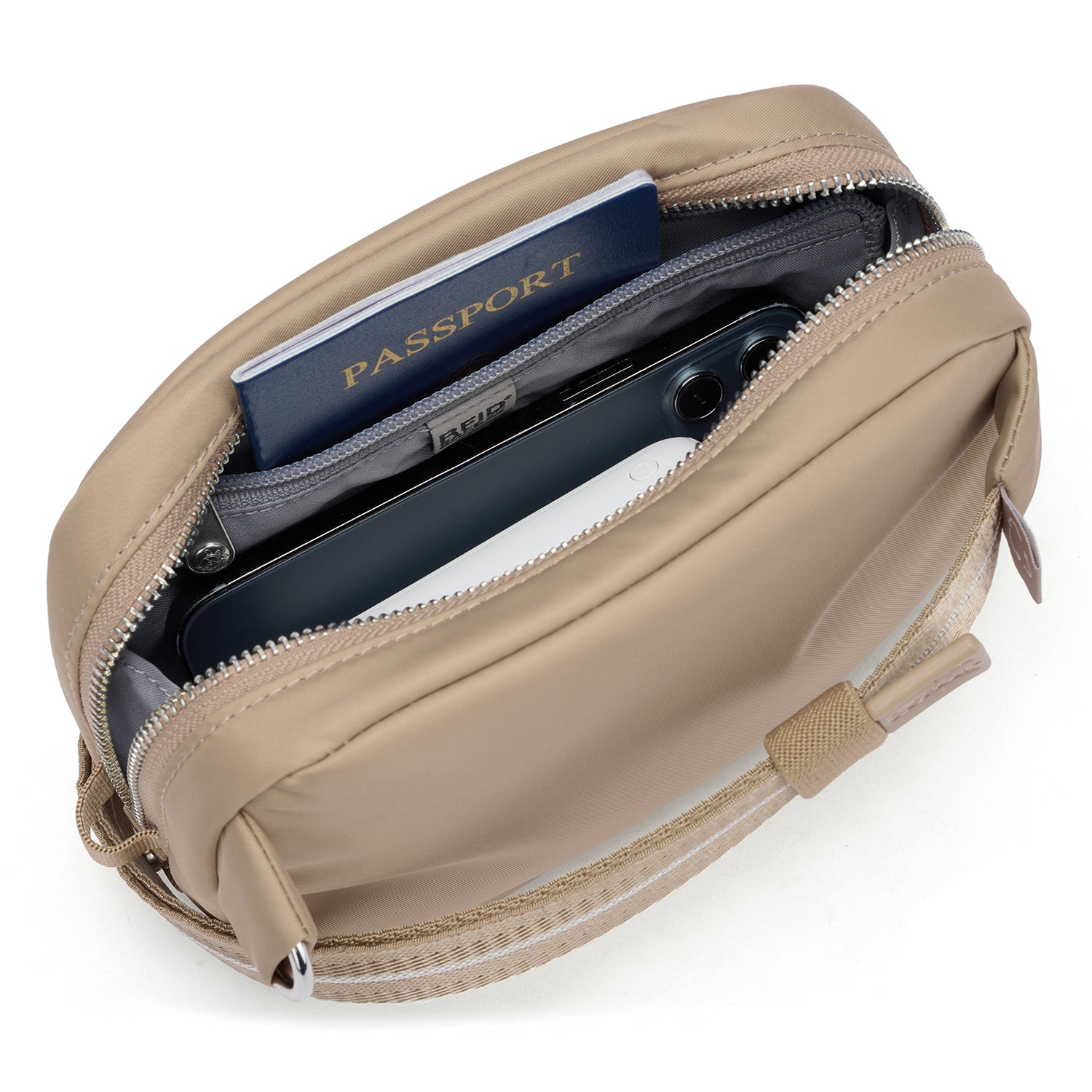 Product image of Pacsafe® W Anti-Theft Micro Sling Pacsafe® W Anti-Theft Micro Sling, Taupe
