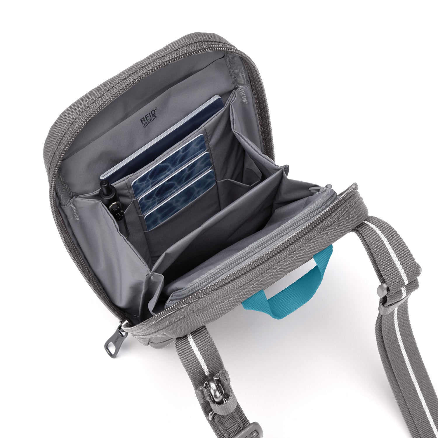 Product image of Pacsafe® RFIDsafe™ RFID blocking tech crossbody Pacsafe® RFIDsafe™ RFID blocking tech crossbody