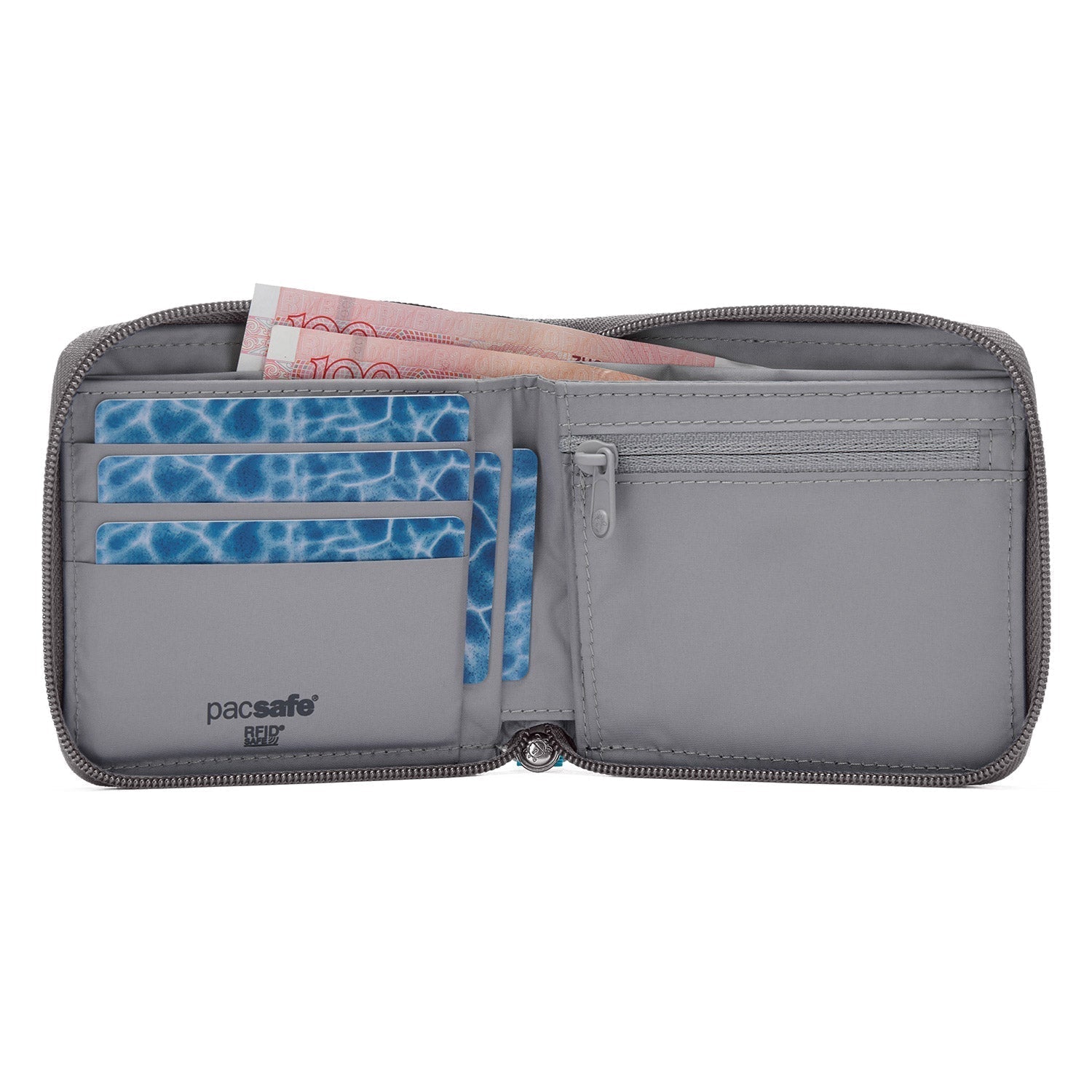 Product image of Pacsafe® RFIDsafe™ RFID blocking zip around wallet Pacsafe® RFIDsafe™ RFID blocking zip around wallet