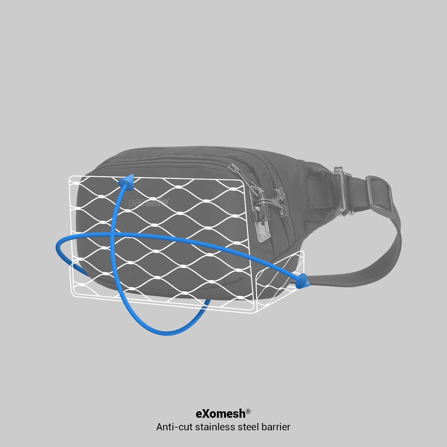 Product image of Pacsafe® V Anti-Theft Hip Pack Pacsafe® V anti-theft hip pack, Ocean