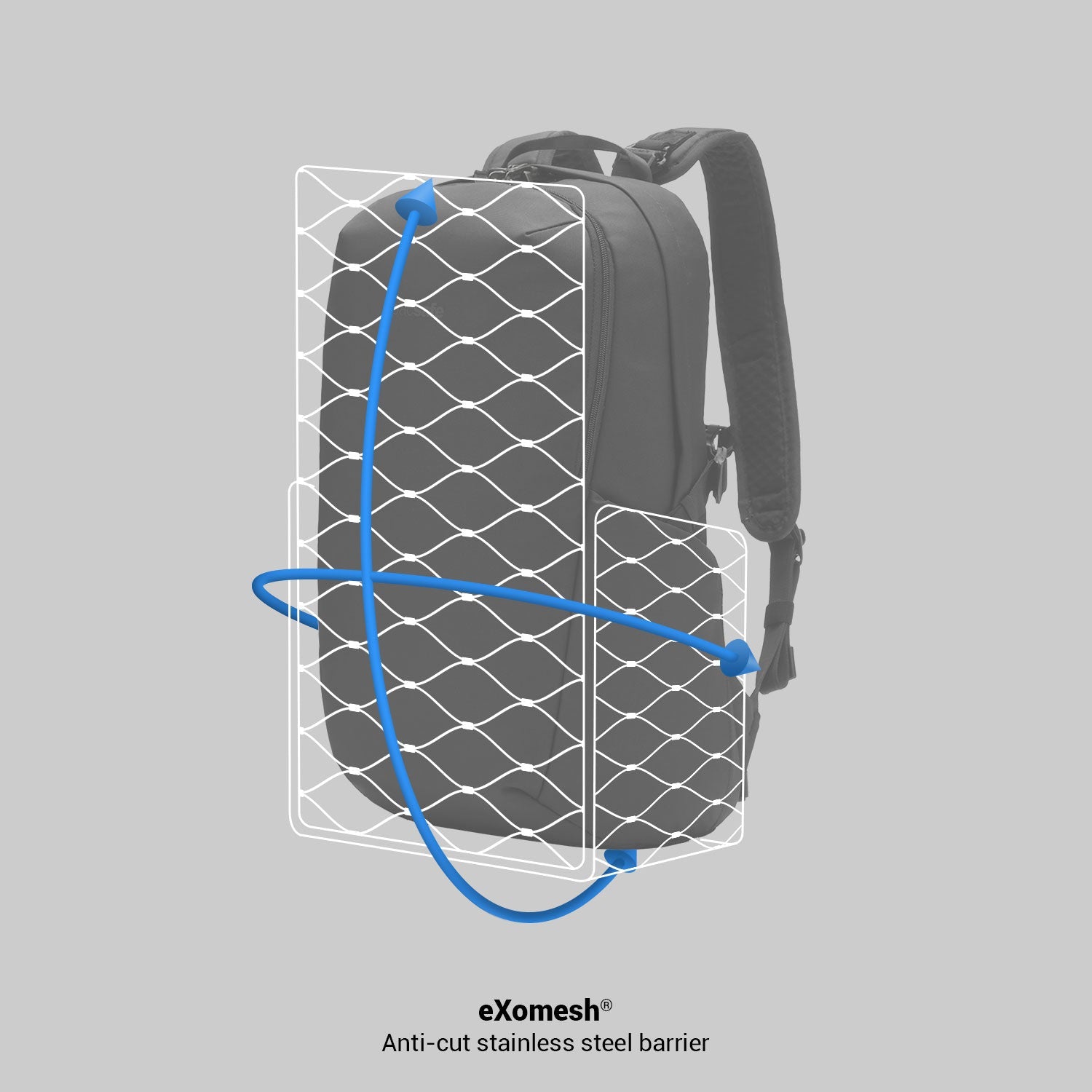 Product image of Pacsafe® V 24L Anti-Theft Active Backpack Pacsafe® V 24L Anti-Theft Active Backpack, Digital Gray
