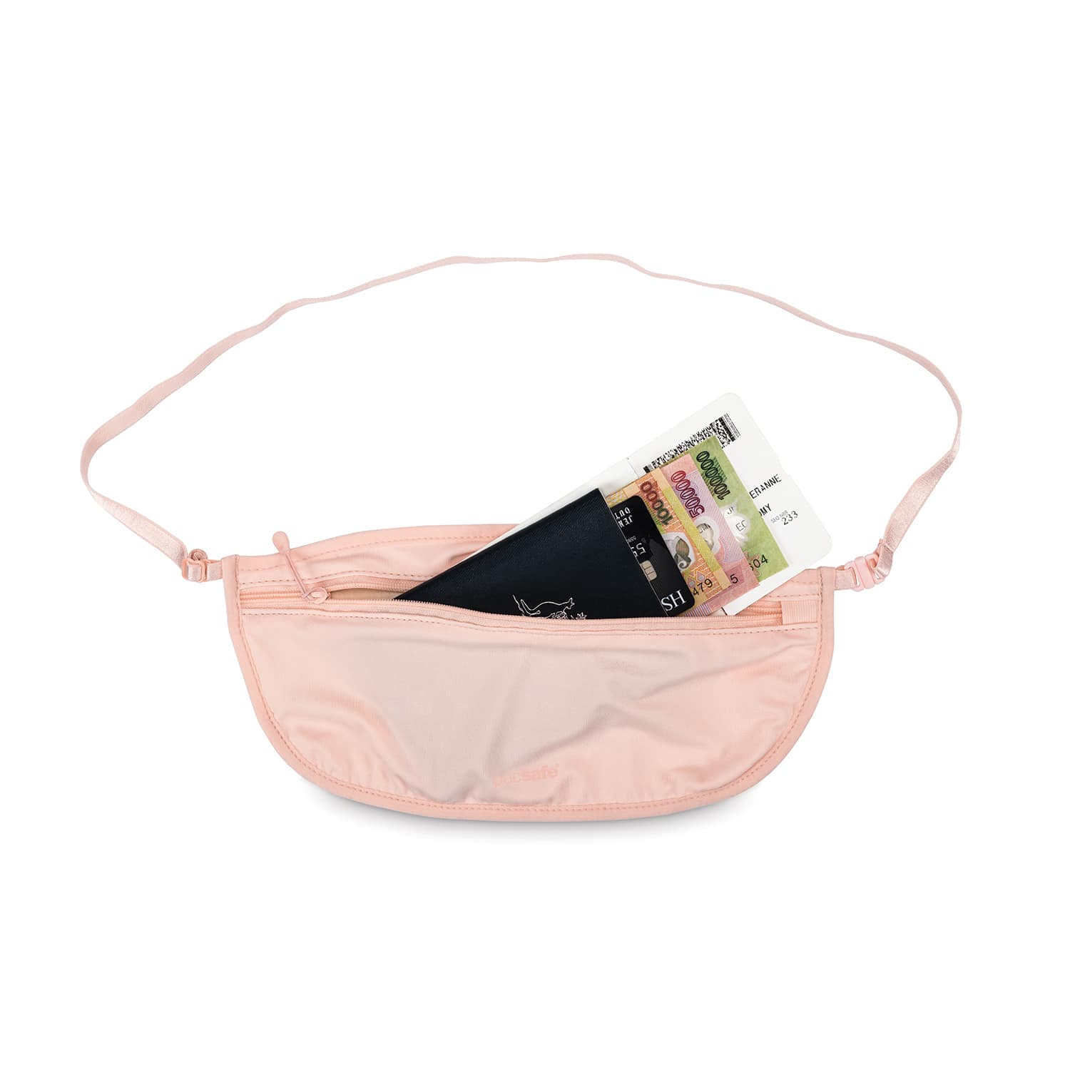 Product image of Pacsafe® Coversafe® S100 secret travel waist pouch Coversafe S100 Secret Travel Waist Pouch, Orchid Pink