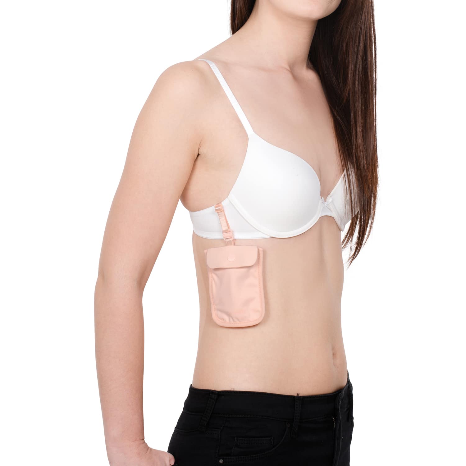 Product image of Pacsafe® Coversafe® S25 secret travel bra pouch Coversafe S25 Secret Travel Bra Pouch, Orchid Pink