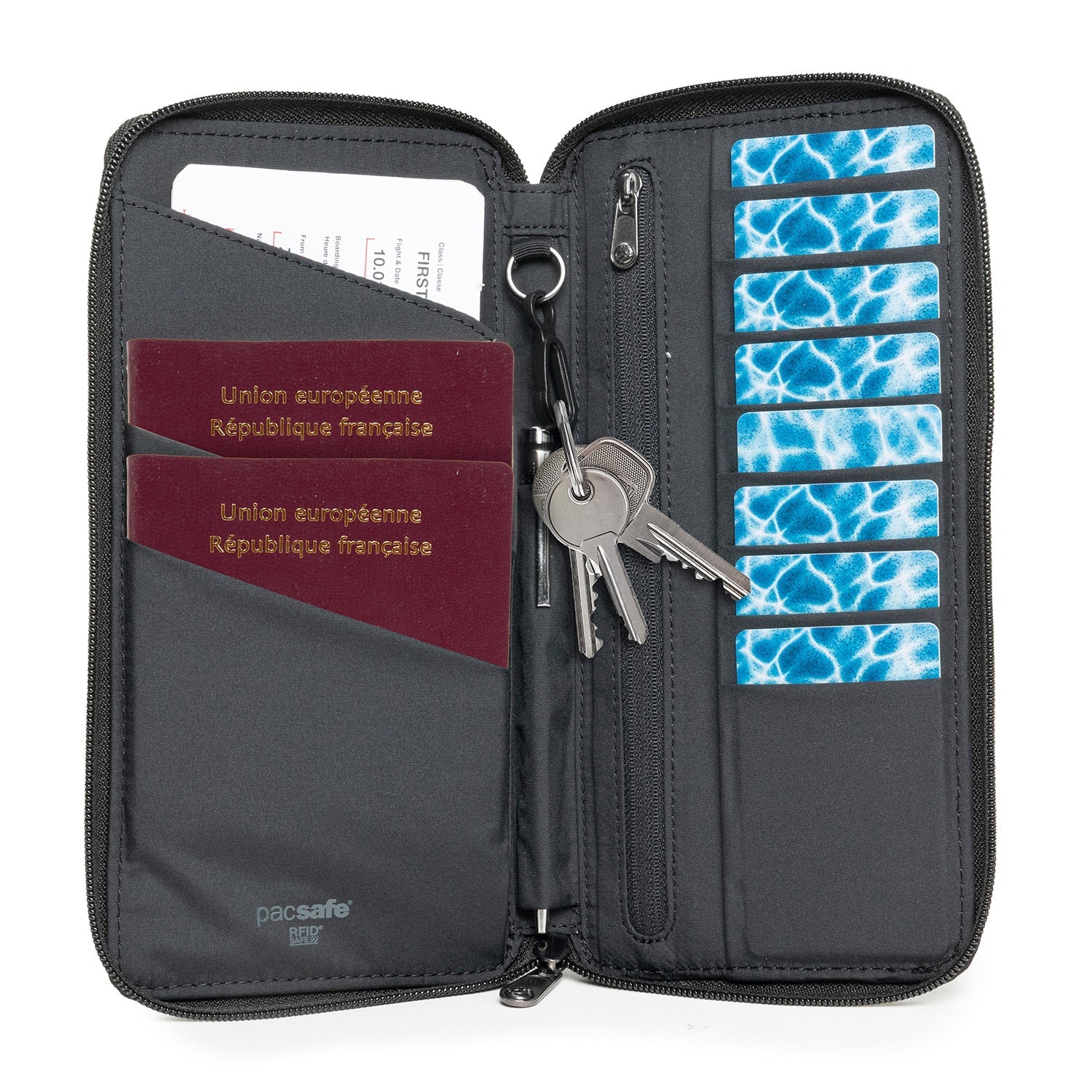 Product image of Pacsafe® RFIDsafe™ RFID blocking travel wallet Pacsafe® RFIDsafe™ RFID blocking travel wallet