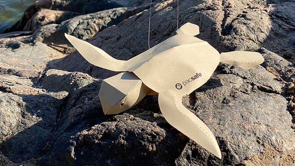 The Creative Process Behind Linus Hui’s Paper Sea Turtle for Pacsafe