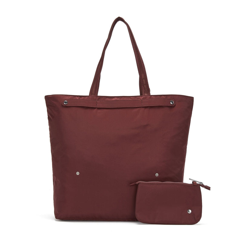 Citysafe CX Anti-Theft Packable Horizontal Tote, Merlot