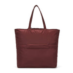 Citysafe CX Anti-Theft Packable Horizontal Tote, Merlot