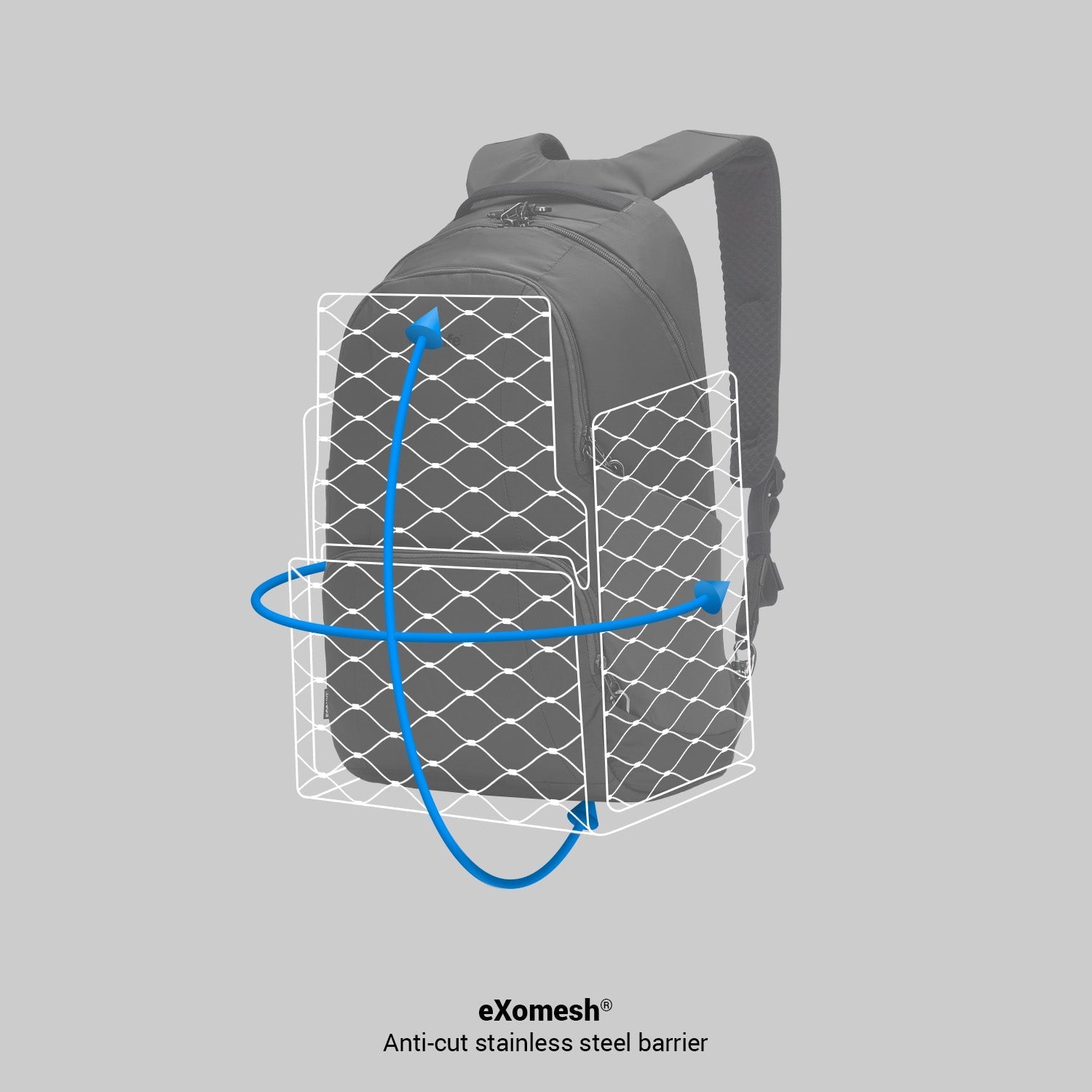 Anti shop cut backpack