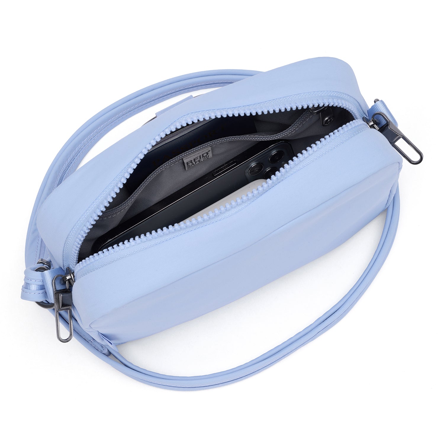 Pacsafe® CX Anti-Theft Square Crossbody, Serenity Blue