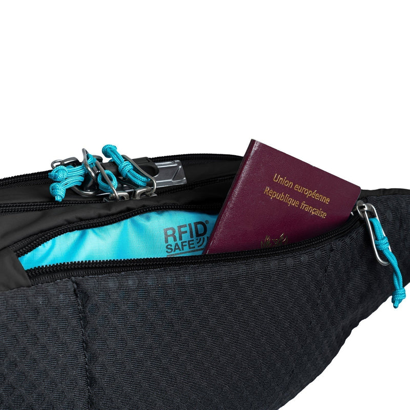 Pacsafe® ECO anti-theft waist pack, Black