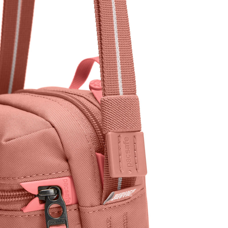 Pacsafe® GO anti-theft micro crossbody, Rose