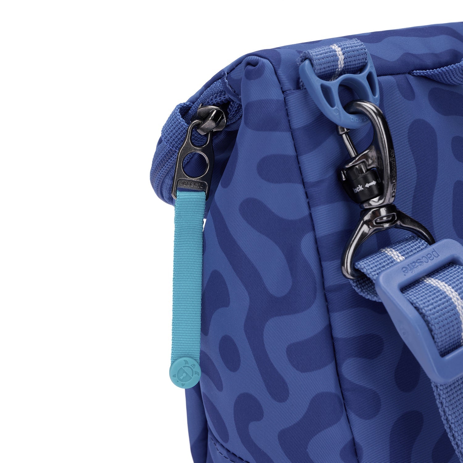 Pacsafe® GO Anti Theft Saddle Crossbody, Cerulean Blue