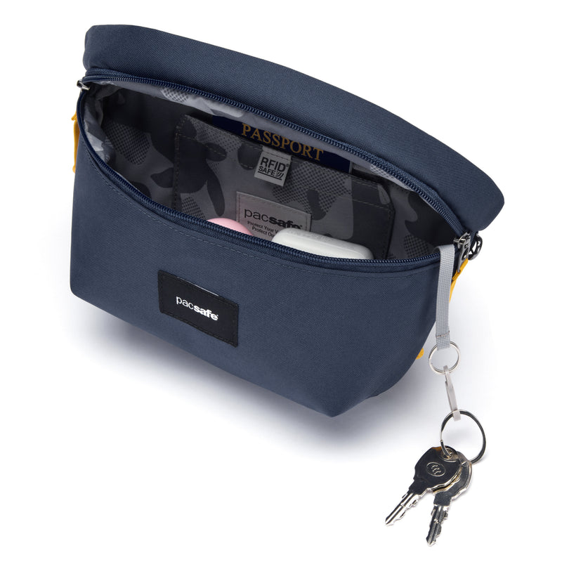 Pacsafe® GO anti-theft sling pack, Coastal Blue