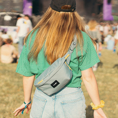 Pacsafe® GO anti-theft sling pack (lifestyle)