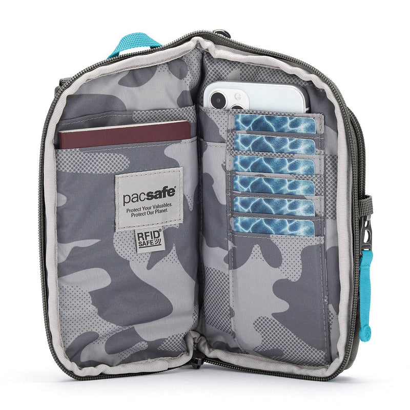 Pacsafe® GO anti-theft tech crossbody, Stone