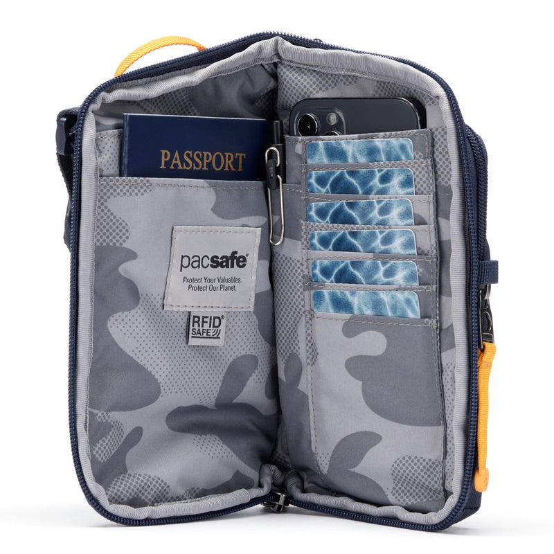 Pacsafe® GO anti-theft tech crossbody, Coastal Blue