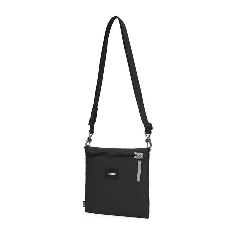 Pacsafe® GO anti-theft crossbody pouch, Jet Black