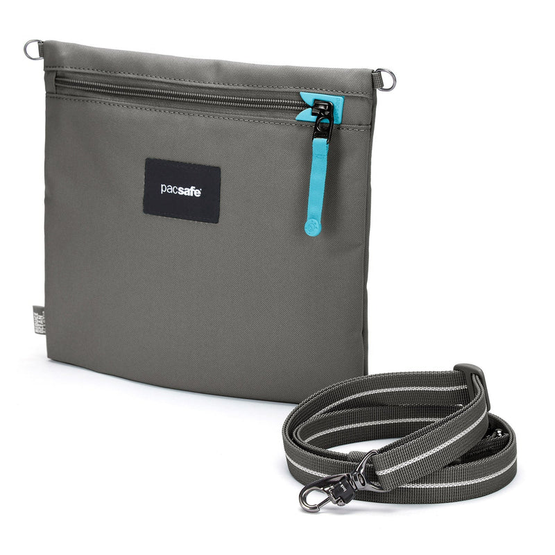 Pacsafe® GO anti-theft crossbody pouch, Stone