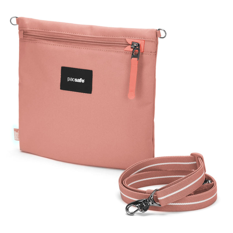 Pacsafe® GO anti-theft crossbody pouch, Rose