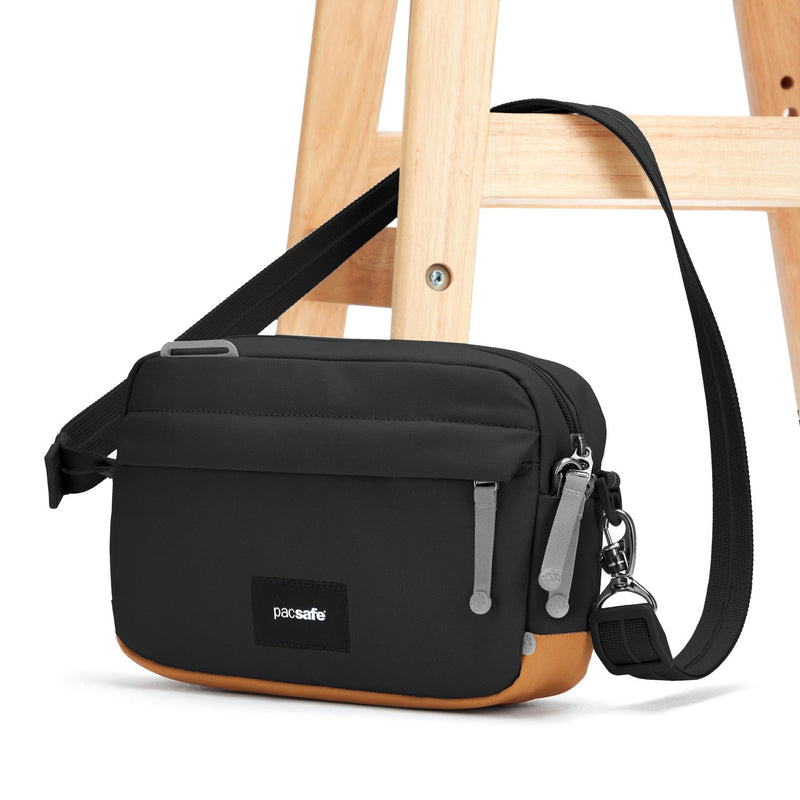 Pacsafe® GO anti-theft crossbody bag, Jet Black