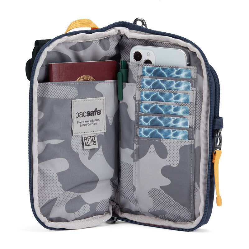 Pacsafe® GO anti-theft tech crossbody, Coastal Blue