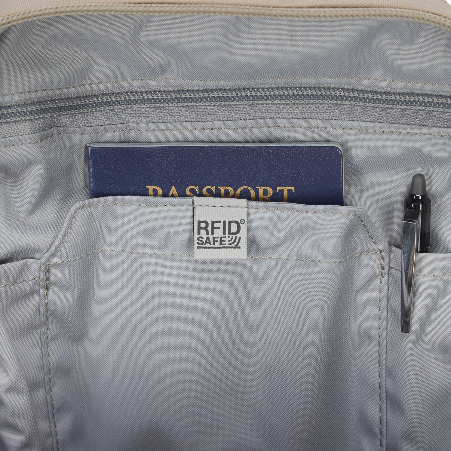 Pacsafe® V 12L Anti-Theft Tech Backpack, Beige