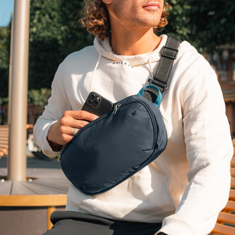 Pacsafe® V Anti-Theft Urban Sling, Digital Gray