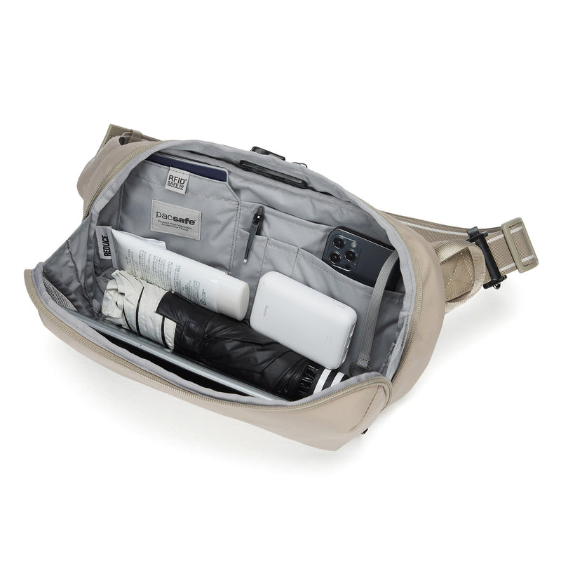 Pacsafe® V Anti-Theft Urban Sling, Beige