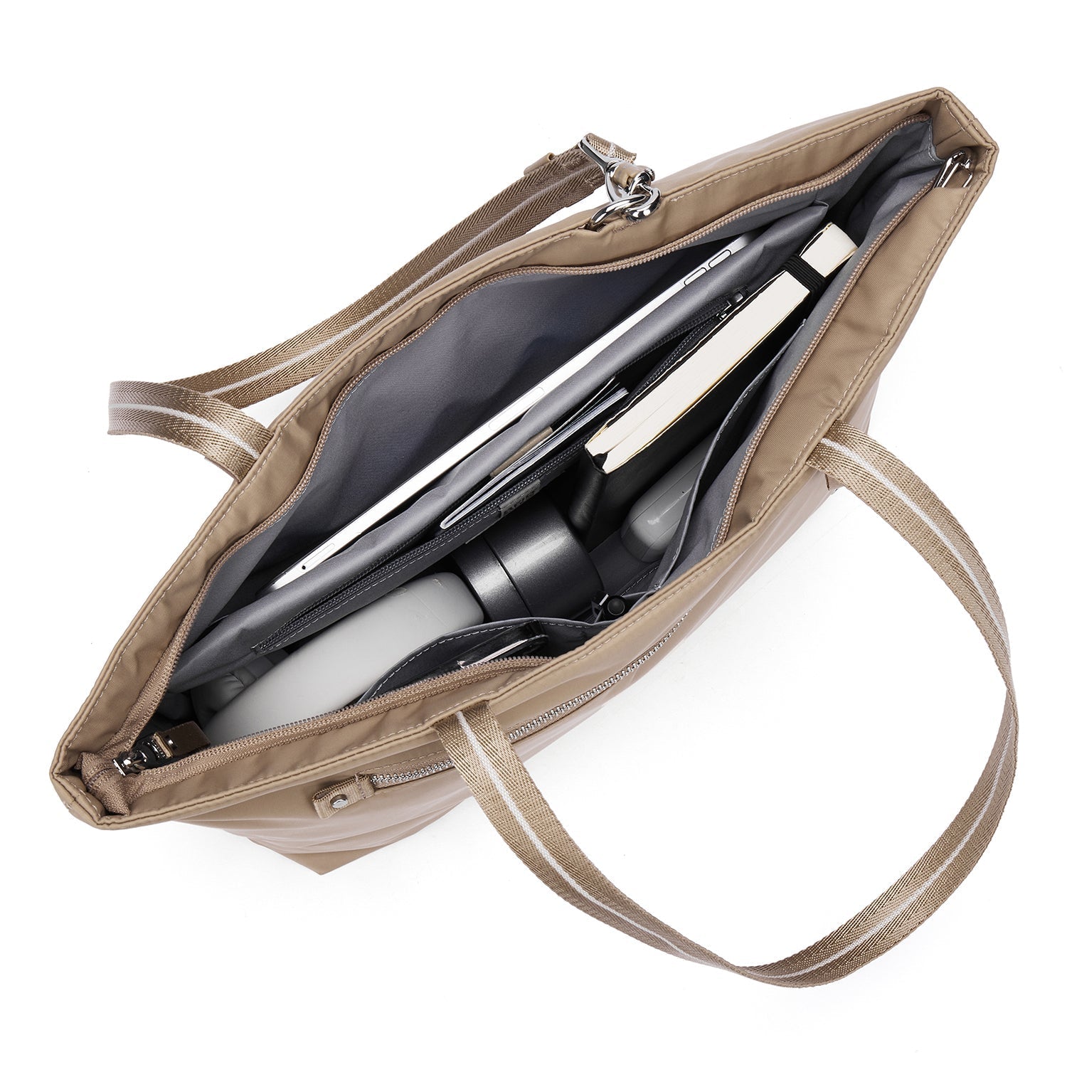 Pacsafe® W Anti-Theft Carryall Tote, Taupe