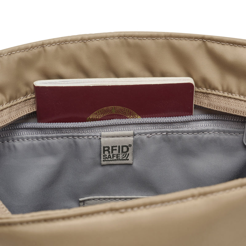 Pacsafe® W anti-theft crossbody, Taupe
