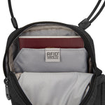 RFIDsafe®  RFID Blocking Travel Crossbody, Carbon