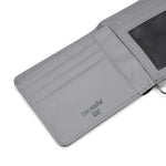 Pacsafe® RFIDsafe™ RFID blocking bifold wallet, Jet Black