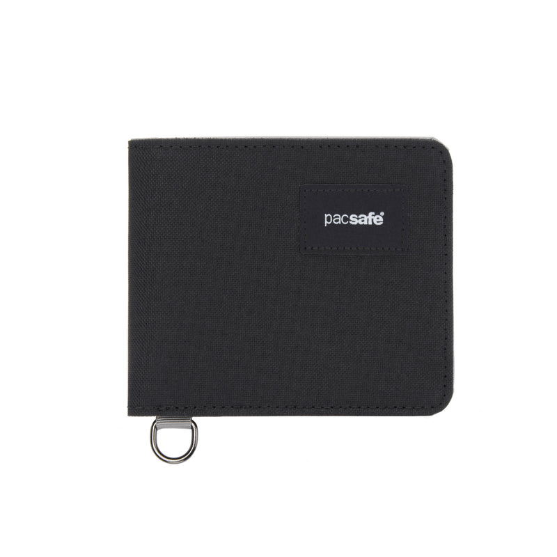 Pacsafe® RFIDsafe™ RFID blocking bifold wallet, Jet Black