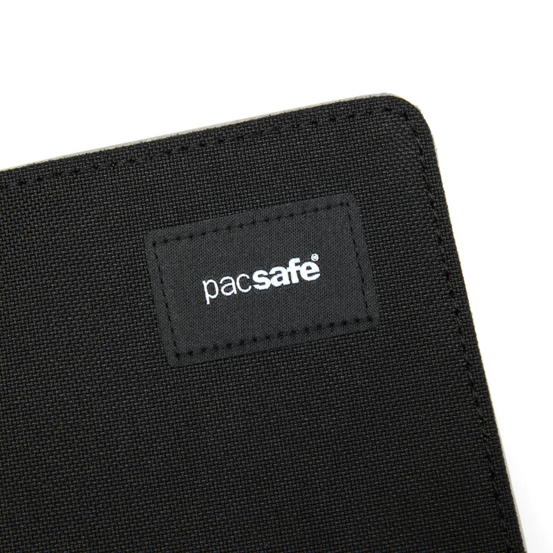 Pacsafe® RFIDsafe™ RFID blocking bifold wallet, Jet Black